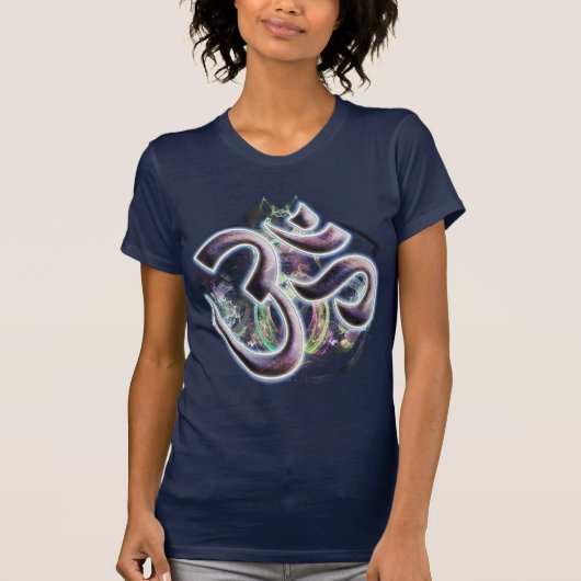 Fractal Om Dames Shirt (Voorkant)