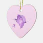 Fractal - Orbiting Hearts Keramisch Ornament (Links)