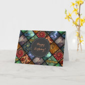 Fractal "Orgaenica" het Wenskaart van de Douane Kaart (Gele Bloem)