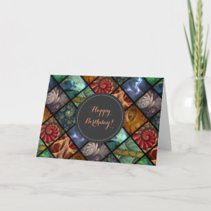 Fractal "Orgaenica" het Wenskaart van de Douane Kaart