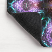 Fractal Paars Cross Mousepad Muismat (Hoek)