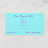 Fractal Paars Mesh Visitekaartje (Achterkant)