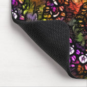 fractal paarse floral Psychedelic Rainbow Spiral Muismat (Hoek)