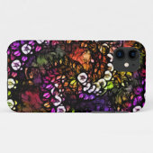fractal paarse Psychedelic Rainbow Spiral Trippy Case-Mate iPhone Case (Achterkant (horizontaal))