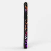 fractal paarse Psychedelic Rainbow Spiral Trippy Case-Mate iPhone Case (Achterkant/rechts)