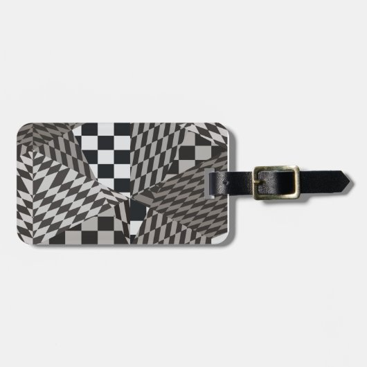 Fractal Paradise Bagagelabel (Voorkant horizontaal)