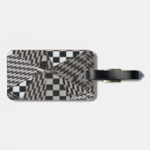 Fractal Paradise Bagagelabel (Achterkant horizontaal)