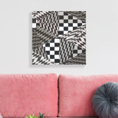 Fractal Paradise Canvas Afdruk (Insitu (Woonkamer))