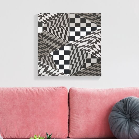 Fractal Paradise Canvas Afdruk (Insitu (Woonkamer))