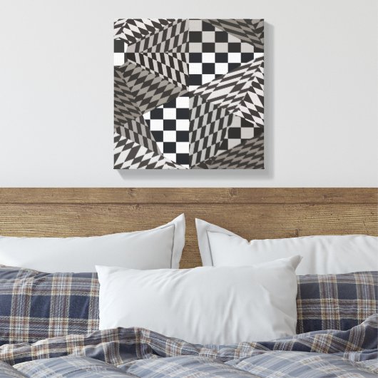 Fractal Paradise Canvas Afdruk (Insitu (Slaapkamer))