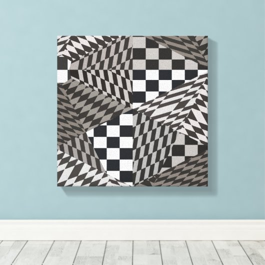 Fractal Paradise Canvas Afdruk (Insitu (Houten vloer))