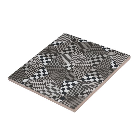 Fractal Paradise Tegeltje (Zijkant)