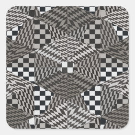 Fractal Paradise Vierkante Sticker