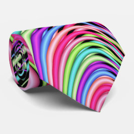 Fractal Pastel Swirls Stropdas