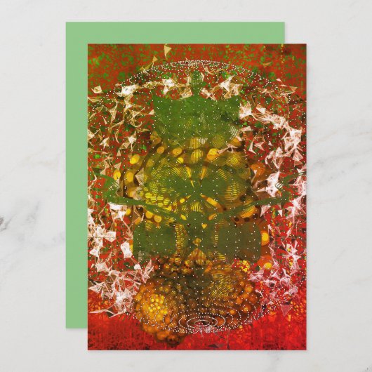 Fractal Patronen Aankondiging (Voorkant / Achterkant)