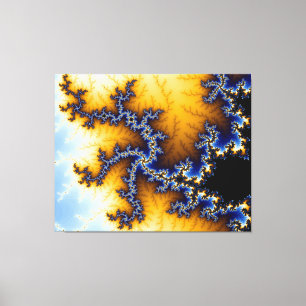 Fractal patroon canvas afdruk