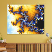 Fractal patroon canvas afdruk (Insitu (Woonkamer))
