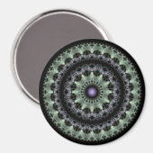 Fractal  patroon magneet (Voorkant / Achterkant)