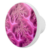 Fractal Pattern ~ Bizarre Freaky Weird Mindbsting Keramische Knop (Rechts)