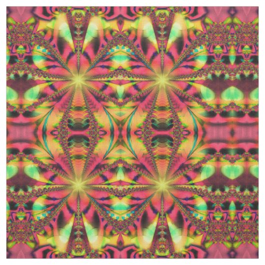Fractal Pattern Fabric Stof (Swatch)
