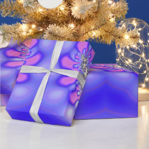 ~ Fractal Pattern Mauves Pinks ~ Birthday ~ Wrapp Cadeaupapier