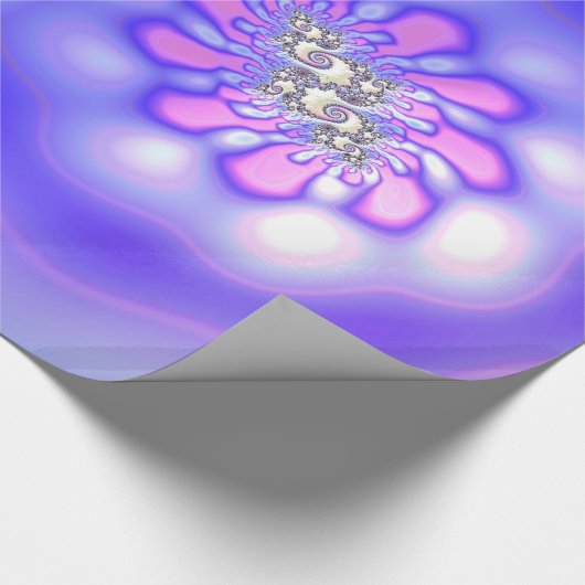 ~ Fractal Pattern Mauves Pinks ~ Birthday ~ Wrapp Cadeaupapier (Hoek)