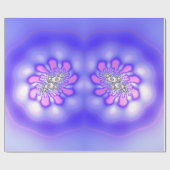 ~ Fractal Pattern Mauves Pinks ~ Birthday ~ Wrapp Cadeaupapier (Vlak)