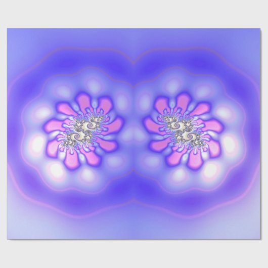 ~ Fractal Pattern Mauves Pinks ~ Birthday ~ Wrapp Cadeaupapier (Vlak)