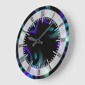 Fractal Peacock Feathers Grote Klok (Hoek)