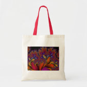 Fractal Peacock Ore Tote Bag (Voorkant)
