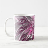 Fractal Pink Flower Dream, Floral Fantasy Best Mam Koffiemok (Links)