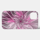 Fractal Pink Flower Dream, Floral Fantasy Pattern Case-Mate iPhone Case (Achterkant (horizontaal))