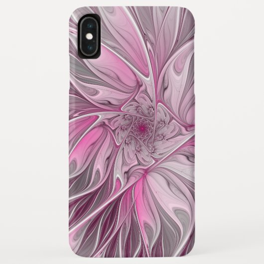 Fractal Pink Flower Dream, floral Fantasy Pattern Case-Mate iPhone Case (Achterkant)