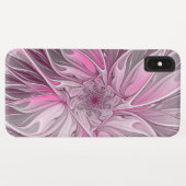 Fractal Pink Flower Dream, floral Fantasy Pattern Case-Mate iPhone Case (Achterkant (horizontaal))