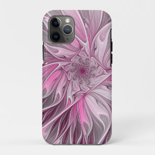 Fractal Pink Flower Dream, Floral Fantasy Pattern Case-Mate iPhone Case