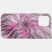 Fractal Pink Flower Dream, Floral Fantasy Pattern Case-Mate iPhone Case (Achterkant (horizontaal))