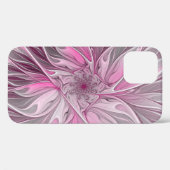 Fractal Pink Flower Dream, Floral Fantasy Pattern Case-Mate iPhone Case (Achterkant (horizontaal))