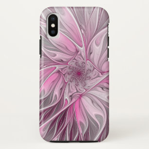 Fractal Pink Flower Dream, floral Fantasy Pattern Case-Mate iPhone Case