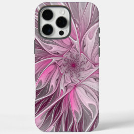 Fractal Pink Flower Dream, Floral Fantasy Pattern iPhone 16 Pro Max Hoesje