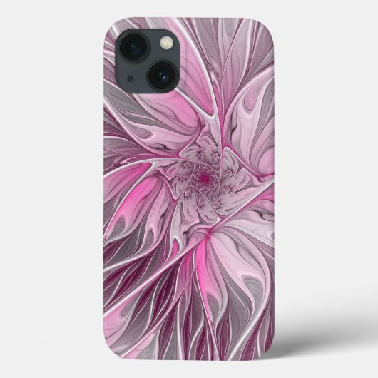 Fractal Pink Flower Dream, floral Fantasy Pattern Case-Mate iPhone Case (Achterkant)