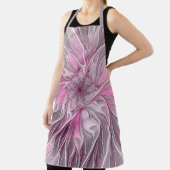 Fractal Pink Flower Dream, Floral Fantasy Pattern Schort (Insitu)