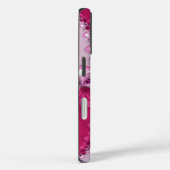 Fractal Pink Swirls Monogram Naam iPhone6 Case (Achterkant / Rechts)