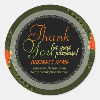 Fractal Planet Business Hartelijk dank, Sticker