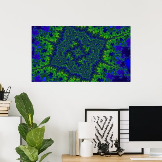 Fractal Poster (Thuiskantoor)