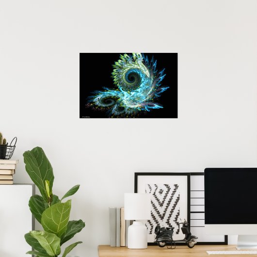 Fractal Poster _07 (Thuiskantoor)