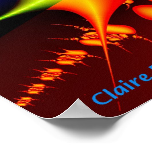 Fractal Print Colorful onder het Zee (Hoek)