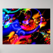Fractal Print Colorful onder het Zee (Voorkant)