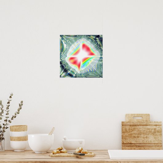 Fractal Prisma Poster (Keuken)