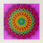 Fractal Prismatic Kaleidoscope Legpuzzel (Horizontaal)