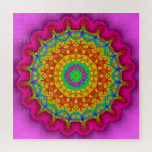 Fractal Prismatic Kaleidoscope Legpuzzel (Verticaal)